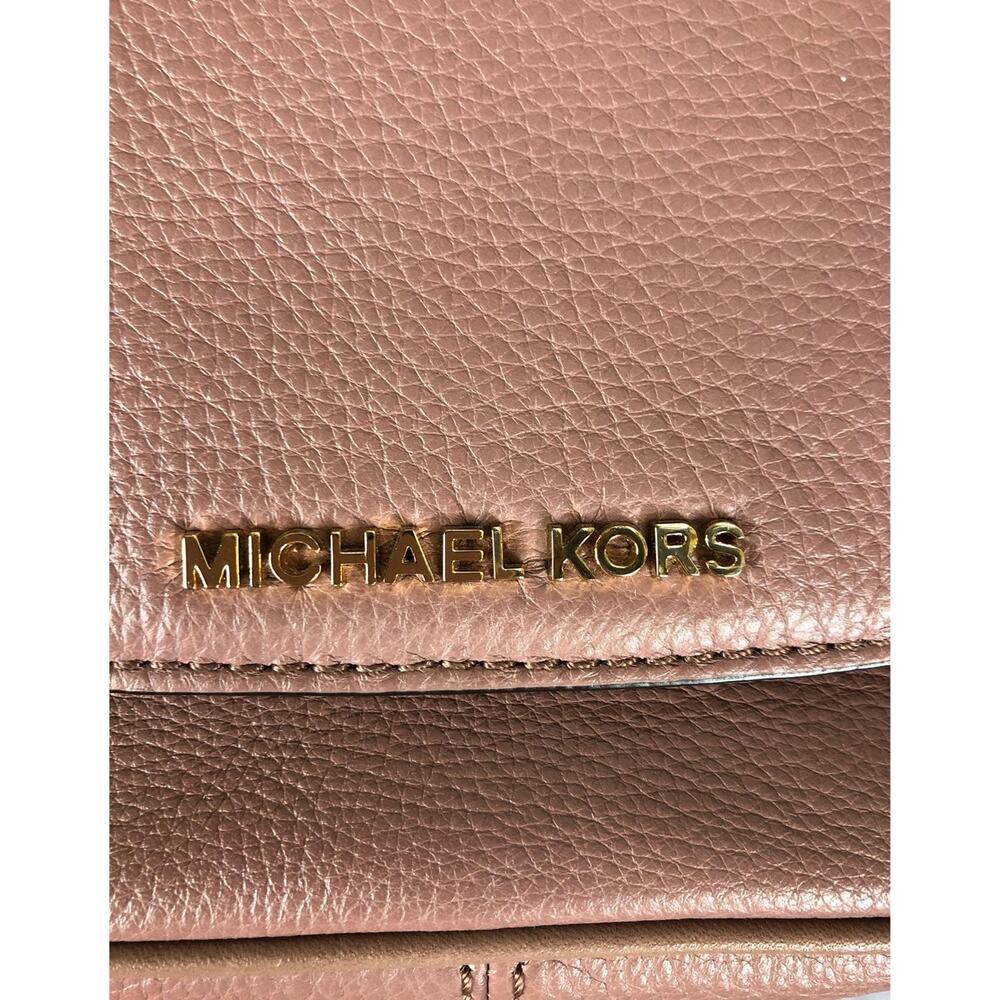 Michael Kors Crossbody brown with gold chain handle - Picture 5 of 11
